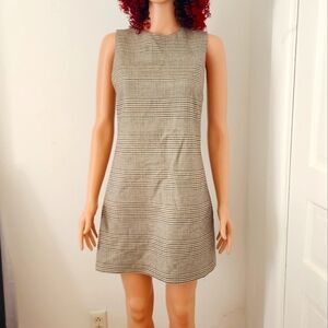 Alice And Olivia Classic Checkered Sleeveless Dress